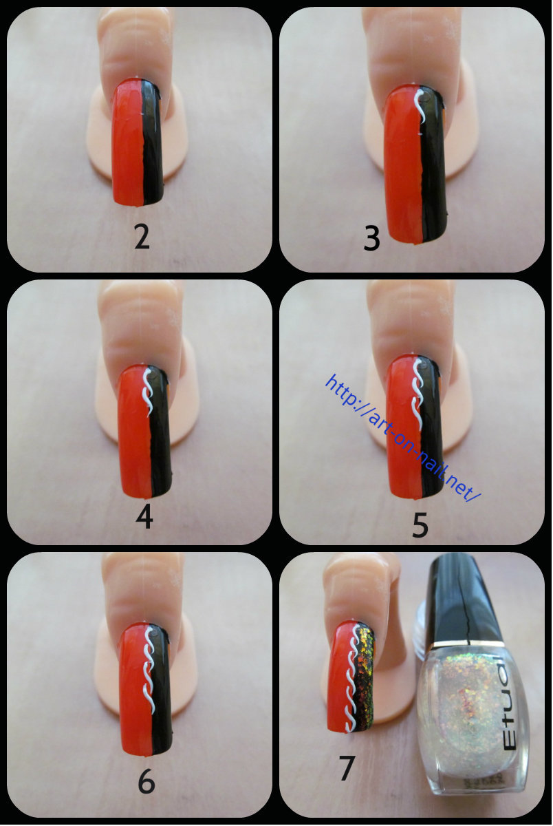 Техника рисования акриловыми красками на ногтях для новичков