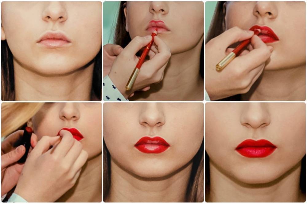 Как правильно красить губы красной помадой? 9 хитростей