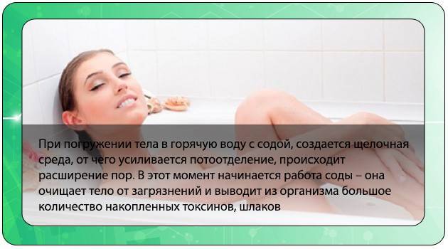 Как принимать ванну с содой: польза при заболеваниях организма
