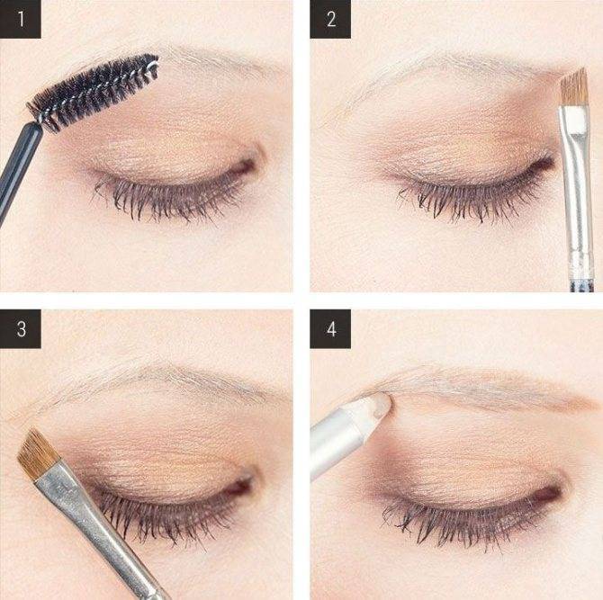 Как правильно красить брови карандашом