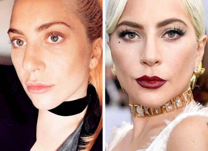 Леди Гага без макияжа, поклонники снова в шоке