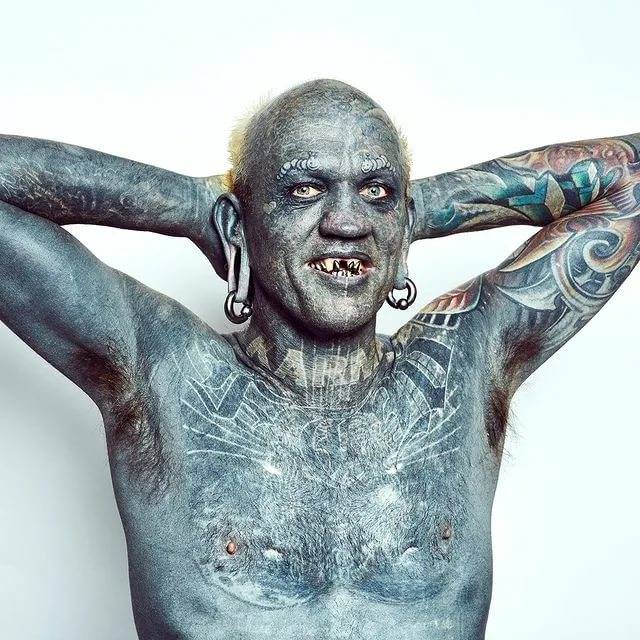 Лаки Даймонд Рич: 360% татуированного тела