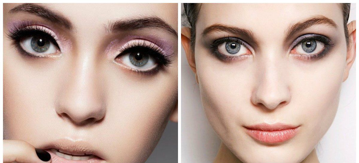 Макияж для нависшего века и увеличения глаз: пошаговое фото
секреты макияжа для увеличения глаз — модная дама
