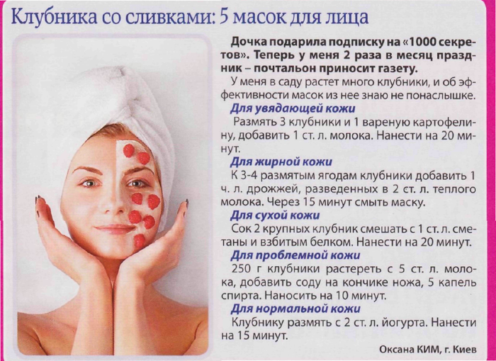 12 питательных масок для лица в домашних условиях для сухой и жирной кожи, зимой, после 30, 40, 50 лет