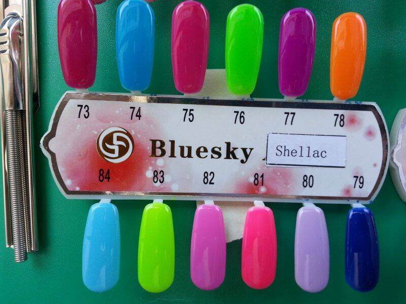 Шеллак блюскай: палитра цветов с номерами и отзывы девушек, которые пользуются гель-лаком на постоянной основе
