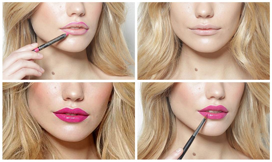 Как правильно красить губы карандашом: подвести и накрасить красиво