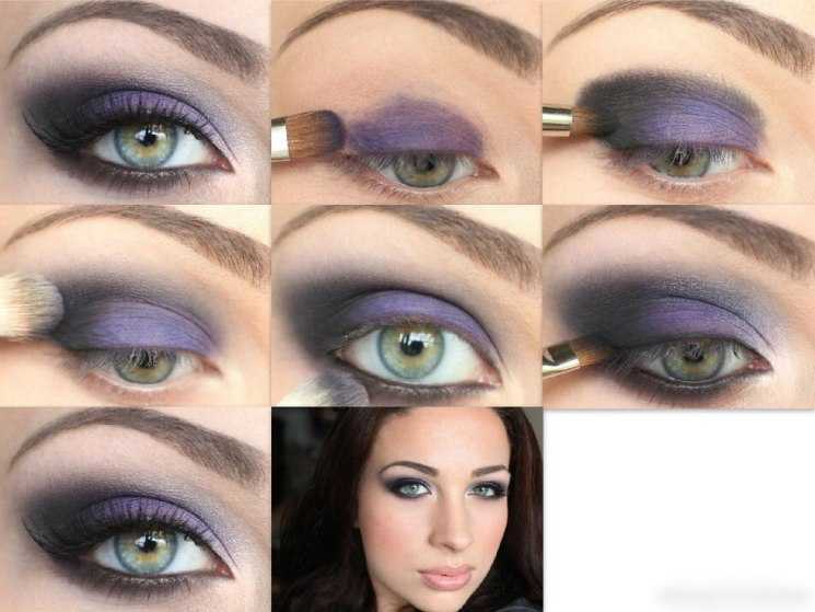 Как подобрать макияж под фиолетовое платье