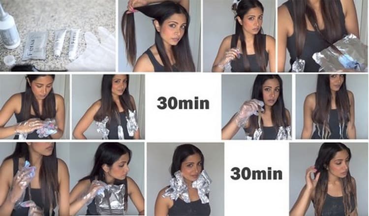 Как самостоятельно сделать окрашивание темных волос в технике балаяж: подробная пошаговая инструкция