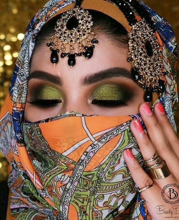 Арабский или восточный макияж глаз
