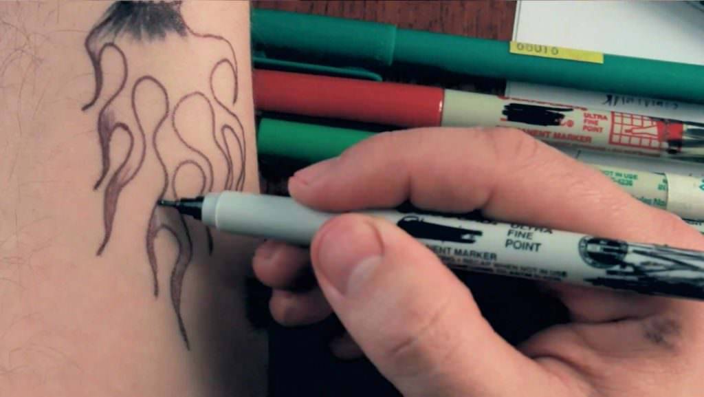 Легкие тату ручкой на руке: как долго делать и простые эскизы для начинающих