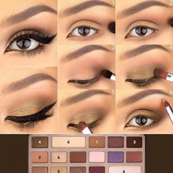 Дневной макияж для карих глаз: как сделать легкий утренний мейкап с применением косметики пастельных оттенков
