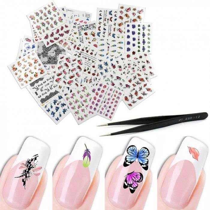 Как клеить наклейки на ногти? — modnail.ru — красивый маникюр