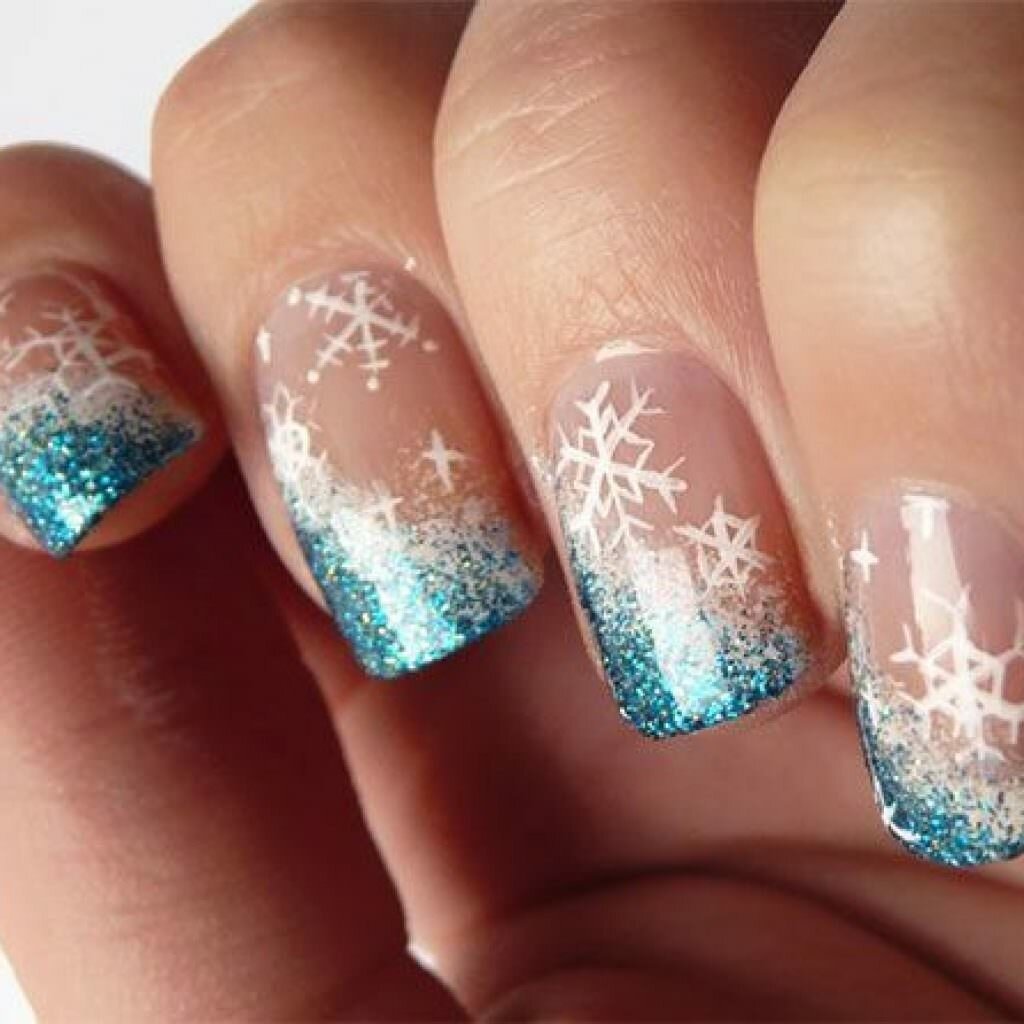 дизайн ногтей зимний фото новинки красивый