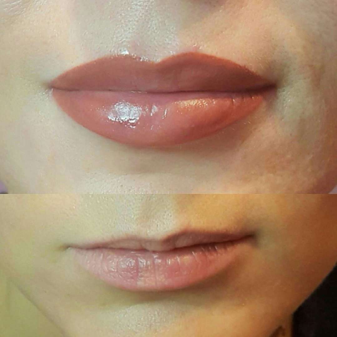 Акварельные губы: перманентный макияж с помадным эффектом | lifepodium