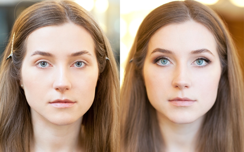 Как сделать глаза больше без макияжа в домашних условиях , фото