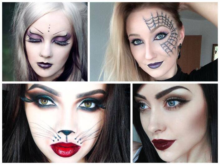 Чарующий макияж ведьмы на хэллоуин