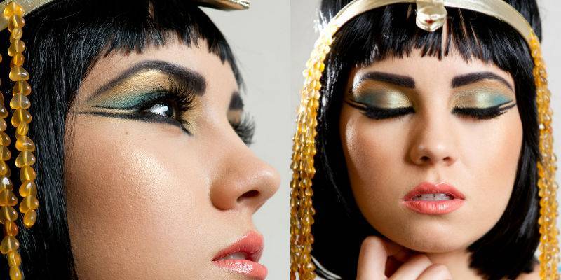 Как сделать египетский макияж глаз
