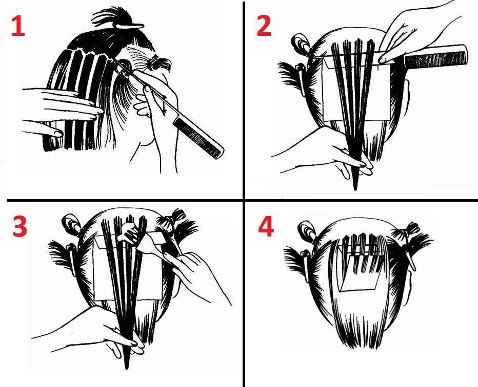Как правильно покрасить длинные волосы схема