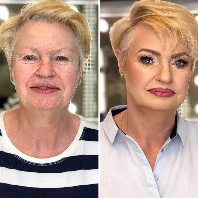 Возрастной макияж для женщин 50 лет: пошаговое руководство с фото