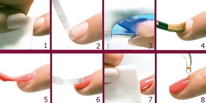 Покрытие ногтей гелем в домашних условиях
