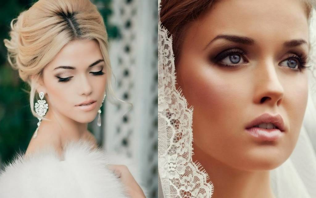 Свадебный макияж — профессиональные решения, красивые идеи и особенности нанесения (110 фото)