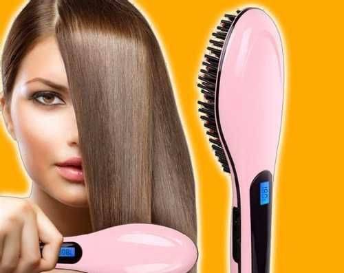 Расческа-выпрямитель fast hair straightener