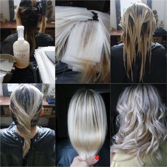 Особенности блондирования волос