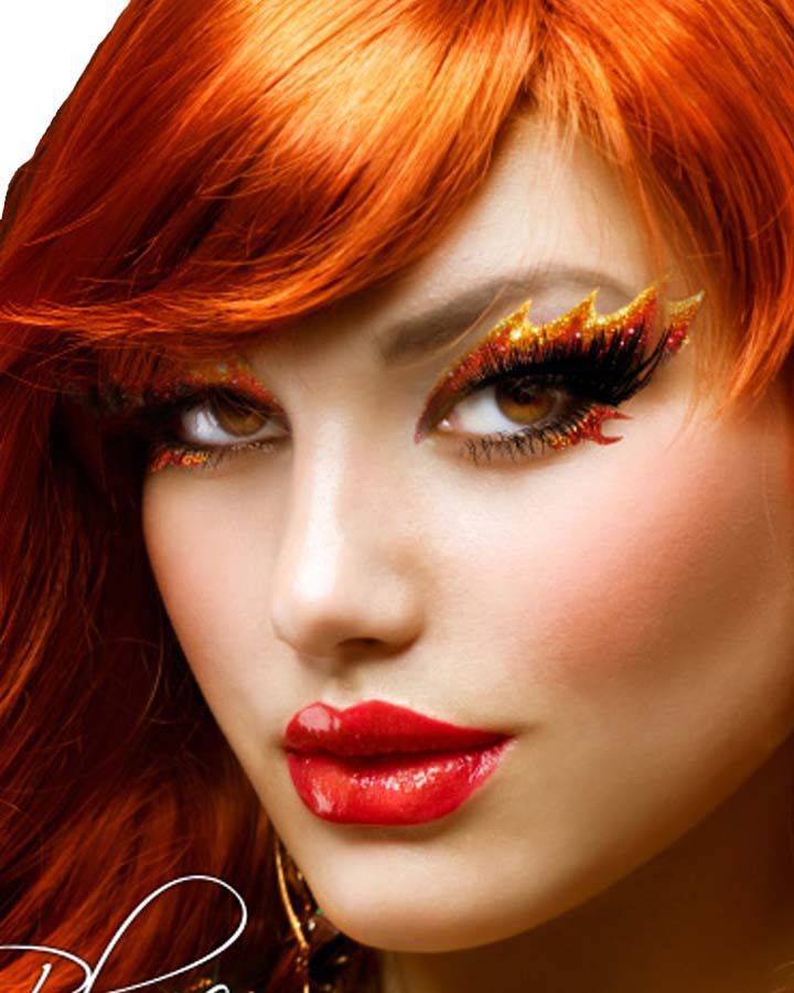 Макияж под цвет волос рыжий. особенности макияжа для рыжеволосых