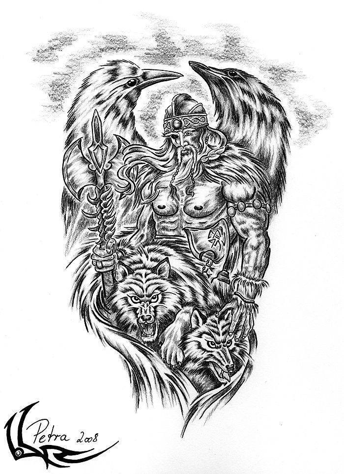 Эскизы славянских тату для мужчин на плече - выбор настоящих мужчин! -  tattopic.ru