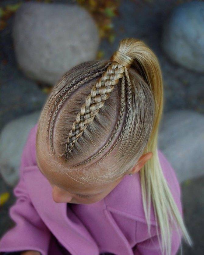 Прически с косами для девочек с пошаговым объяснением, с фото и видео