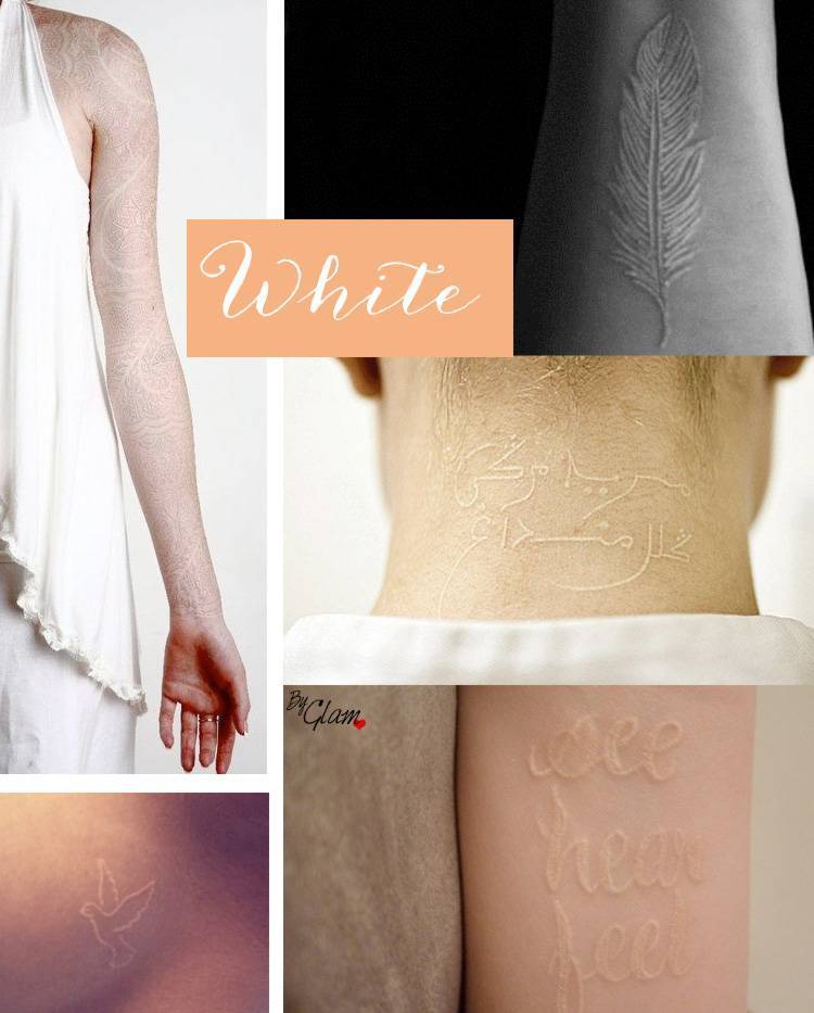 Белые тату: 120+ фото татуировок, особенности нанесения и ухода - tattoorat