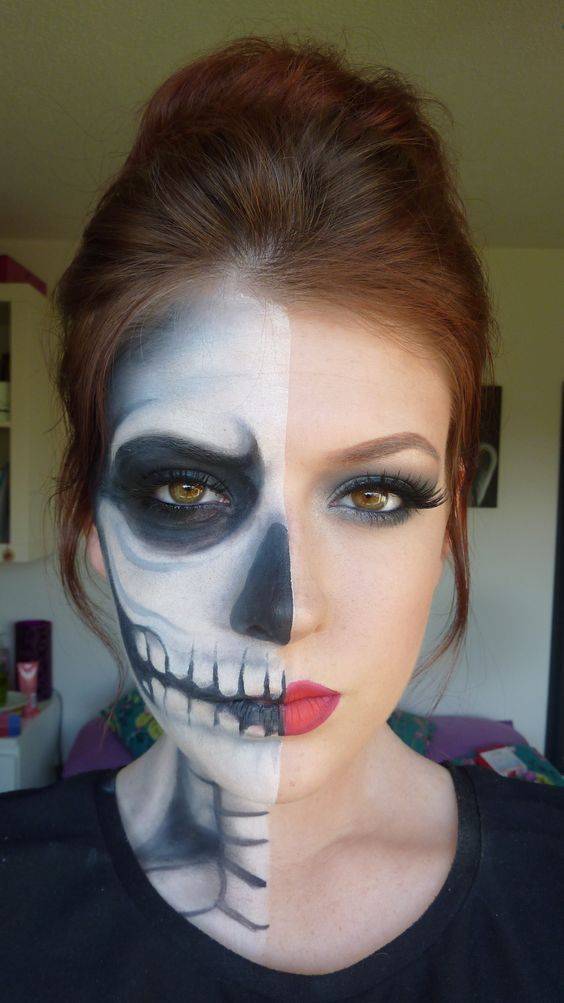 Легкий макияж на хэллоуин: самые крутые идеи для взрослых и детей