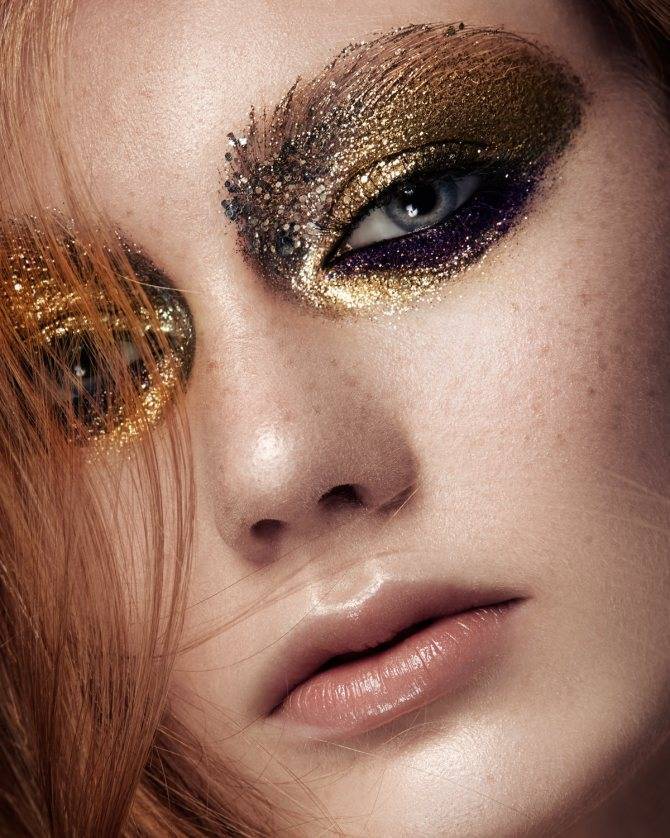 Макияж под золотое платье: 14 фото идей вечернего макияжа