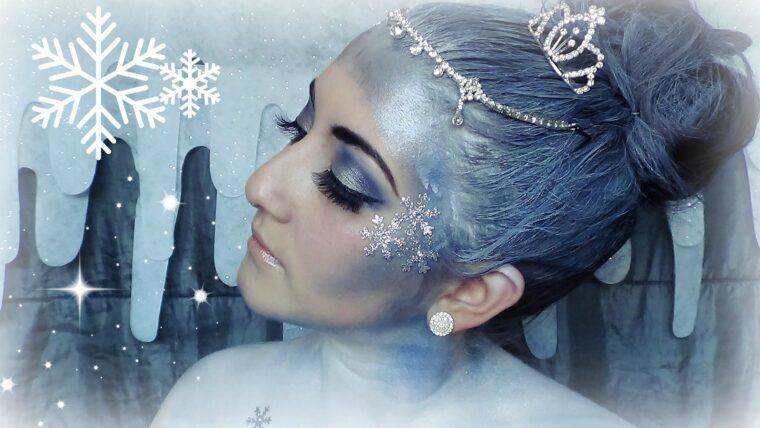 Макияж снежной королевы:новогодний макияж снежная королева