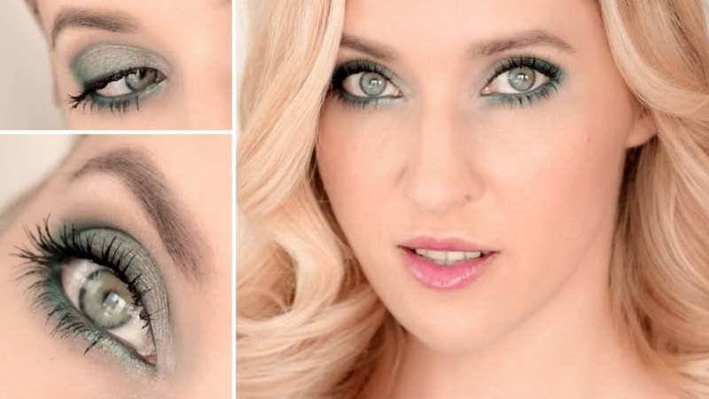 Повседневный макияж для голубых глаз и русых волос с пошаговым фото