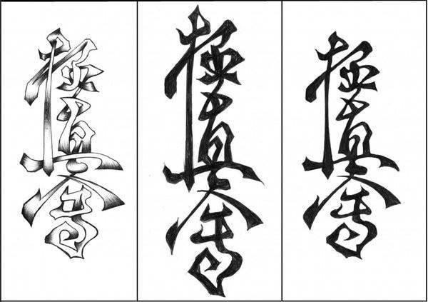 Тату на японском языке: иероглифы, их значение с переводом и фото.