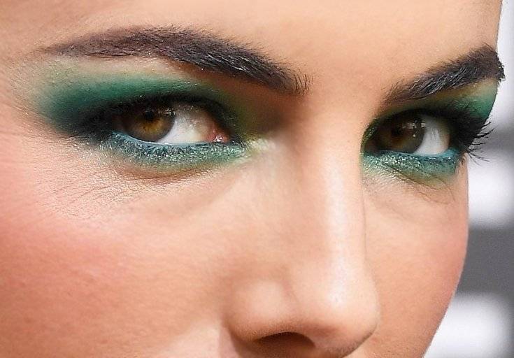 Свадебный макияж для зеленых глаз - фото тонкостей подбора оттенков