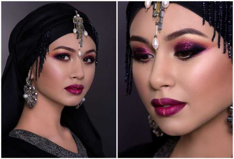 Восточный макияж: арабский, индийский, японский