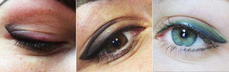 Как делается татуаж глаз с растушевкой + фото примеры