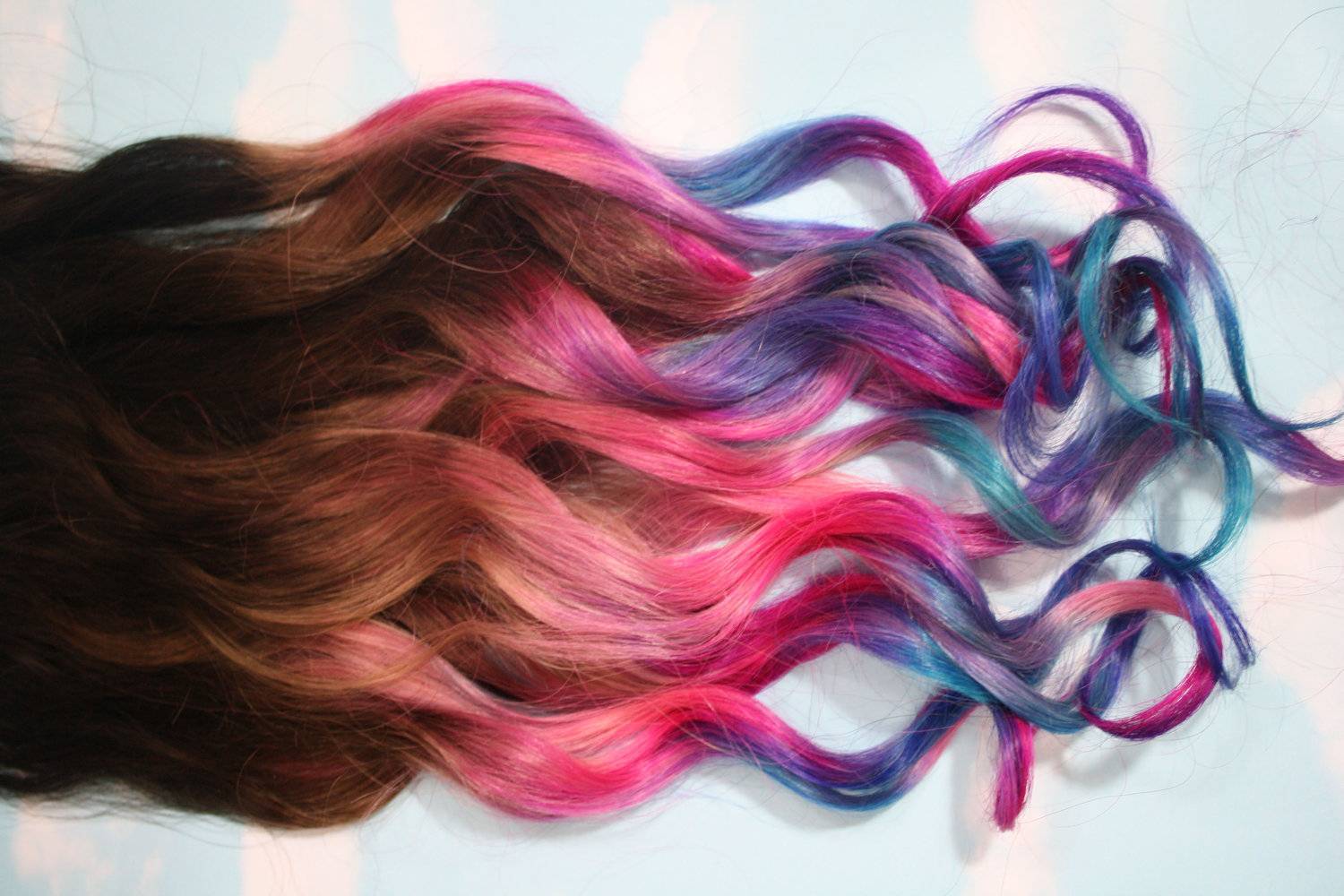 Окраска волос в оттеночной краской