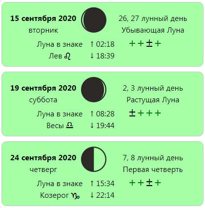Лунный календарь стрижек на ноябрь 2020 года - благоприятные дни
