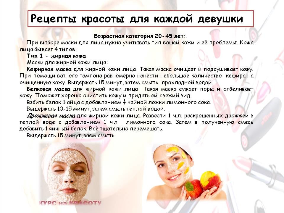 Маски для увядающей кожи лица: рецепты и советы