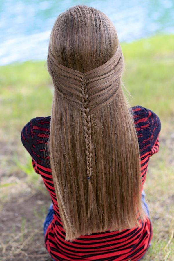 Прически для девочек с длинными волосами