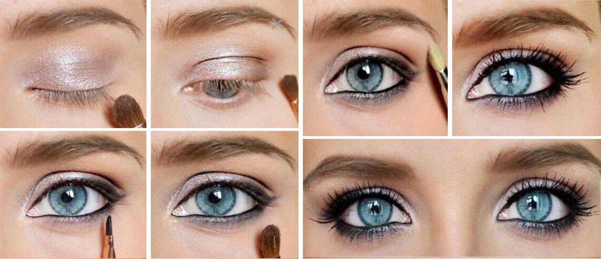 Повседневный макияж для серых глаз, 5 пошаговых уроков