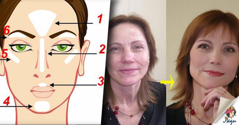 Как делать макияж после 40 – пошаговое фото