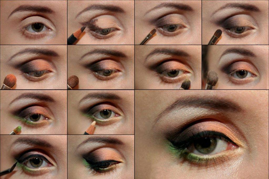 Вечерний макияж для зеленых глаз