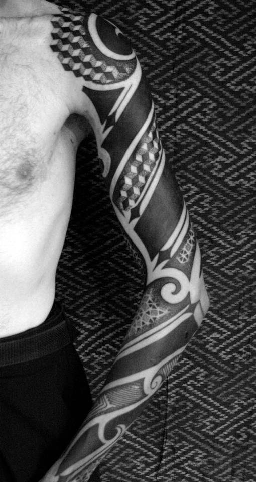 Тату блэкворк (75 фото) - эскизы мужские и женские,особенности стиля татуировок