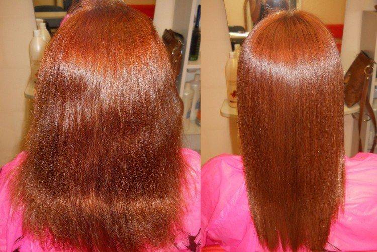 Кератиновое выпрямление волос: вред или польза