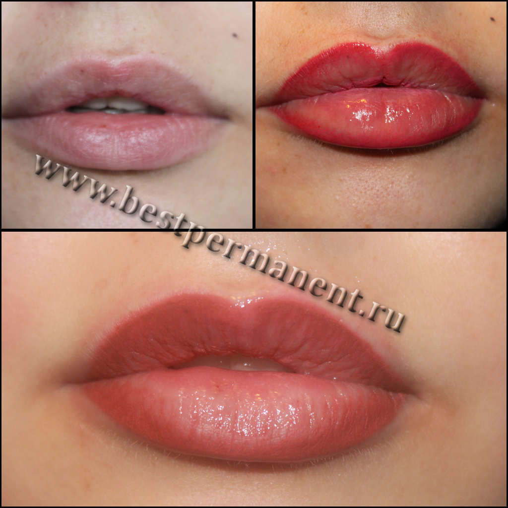 Перманентный макияж губ: фото до и после, отзывы после процедуры | vseoallergii.ru