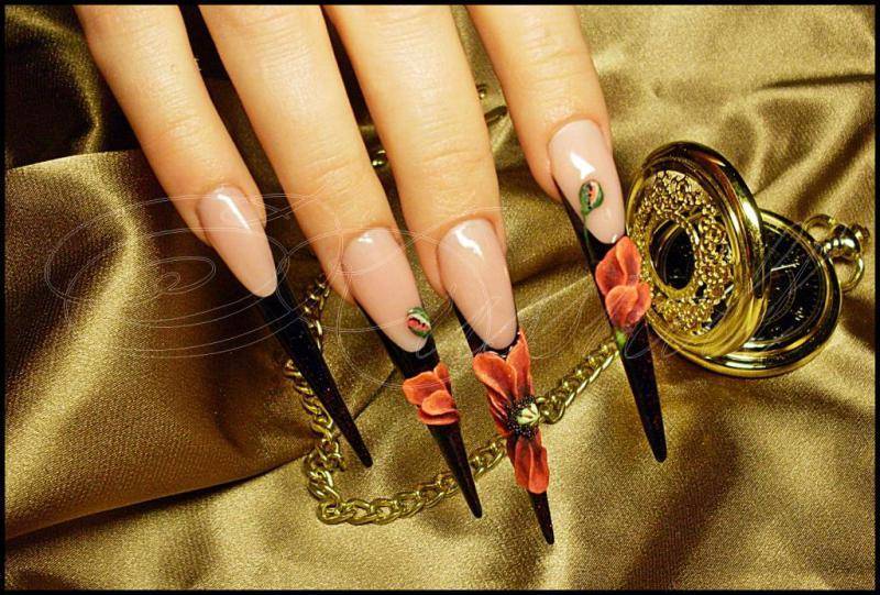 Опил ногтей: разновидности форм и техники выполнения • журнал nails